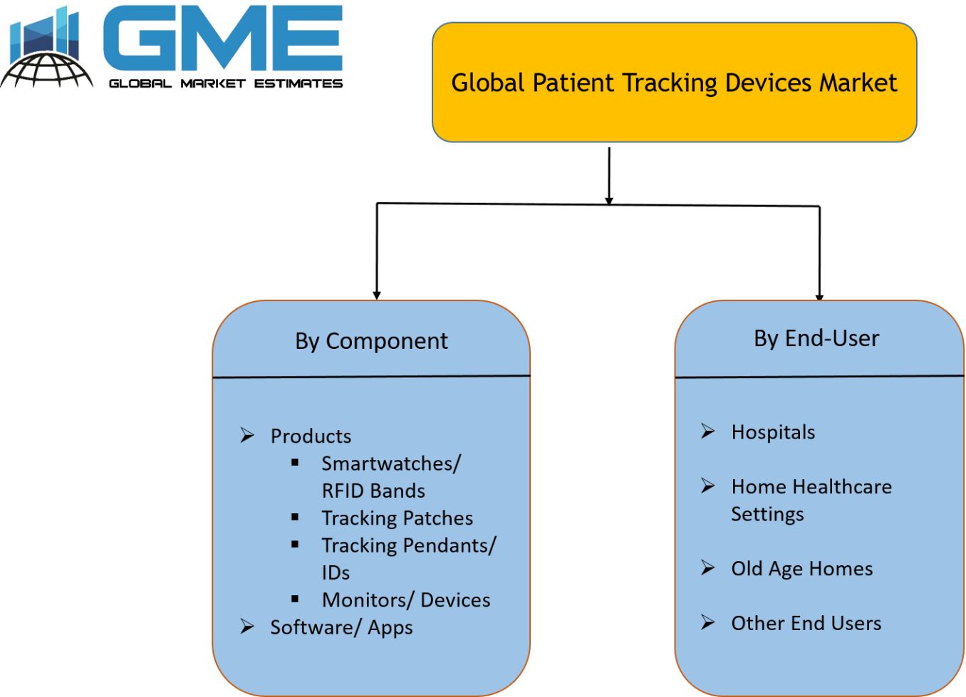 Global Patient Tracking Devices Market Segmentation